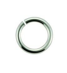 900S-3.0 = Open Jump Ring Sterling Silver 3mm ID x .025'' (22ga) (Pkg of 25)