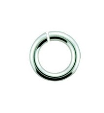 900S-3.1 = Open Jump Ring Sterling Silver 3.1mm ID x .035'' (19ga) (Pkg of 20)