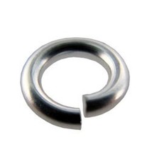 900S-4.0H = Open Jump Ring Sterling Silver 4mm ID x .055'' (15ga) (Pkg of 10)