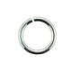 900S-6.0 = Open Jump Ring Sterling Silver 6mm ID x .040'' (18ga) (Pkg of 10)