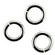 900S-6850 = Open Jump Ring Sterling Silver 4.5mm ID x .050'' (16ga) (Pkg of 10)