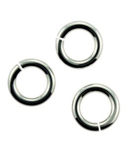 900S-6850 = Open Jump Ring Sterling Silver 4.5mm ID x .050'' (16ga) (Pkg of 10)