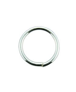 900SF-10040 = SILVER FILLED JUMP RING 10.0mm OD X .040'' WIRE (Pkg of 10)