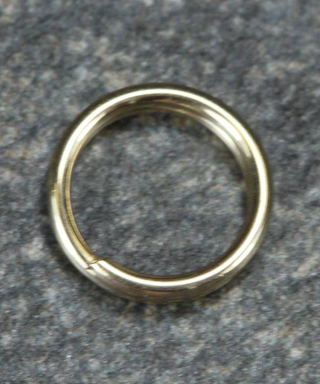 901-03 = Round Split Ring 6.25mm 14KY Gold