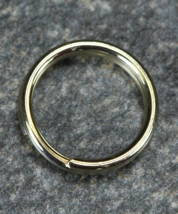 901-04 = Round Split Ring 7.5mm 14KY Gold