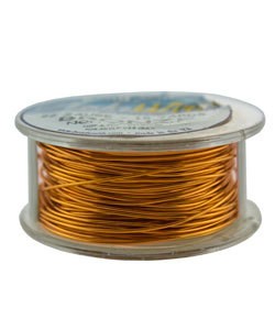 WR6722B = Craft Wire Bronze Color Round 22ga 15 YARDS