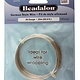 WR5526S = Beadalon German Style Wire 26ga ROUND SILVER PLATED 20 METER COIL