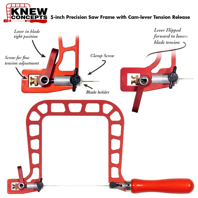 Knew Concepts SW4015 = Knew Concepts 5'' Saw with Cam Lever Tension