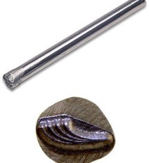 PN5043 = SOUTHWEST DESIGN STAMP - left facing curved lines