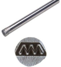 PN5010 = NATIVE AMERICAN DESIGN STAMP - ''Jagged'' line