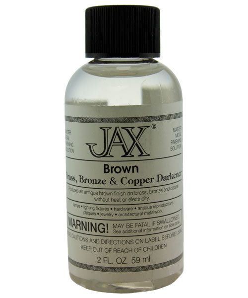 PM9002 = Jax Brown Darkener for Copper, Brass & Bronze 2oz Bottle