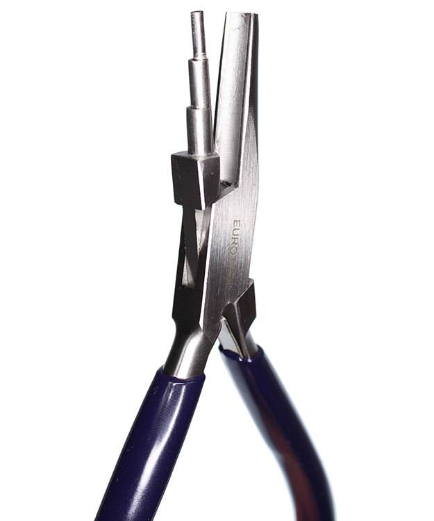 Eurotool PL7480 = Looping Pliers with Stepped Jaw and Concave Jaw by Eurotool