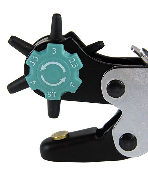 Rotating Leather Punch from 2.0mm to 4.5mm PL1210