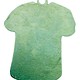 MSN59824 = Nickel Silver Shape - Small T-Shirt with Ring  24ga (Pkg of 6)