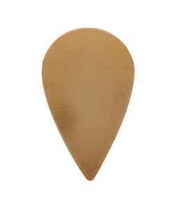 MSC59024 = COPPER SHAPE - TEARDROP 24ga 11/16'' x 1-3/16''  (Pkg of 6)