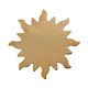 MSC58024 = COPPER SHAPE - SUNBURST 24ga 1-1/4''  (Pkg of 6)