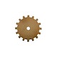 MSC56224 = COPPER SHAPE - GEAR SOLID  24ga 3/4'' (Pkg of 6)