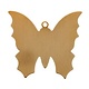 MSC54124 = COPPER SHAPE - BUTTERFLY with RING 24ga 1-3/8'' X 1-1/4''  (Pkg of 6)