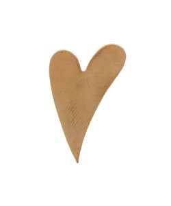 MSC42724 = COPPER SHAPE - HEART 24ga 1'' x 5/8'' (Pkg of 6)