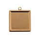 MSC30724 = Copper Shape Square with Ring 24ga 20mm (Pkg of 6)