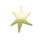 MSBR53124 = BRASS SHAPE - STAR 1-1/8''   24ga (Pkg of 6)