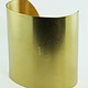 MSBR1020 = Flat Brass Cuff Bracelet 2'' Wide