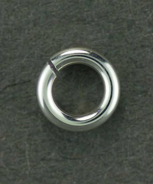 906SP-4.0 = Jumplock Jump Rings 4.0mm OD Silver Plated (Pkg of 200)