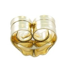 909-04 = Light Medium Weight Friction Earring Back 14KY Gold