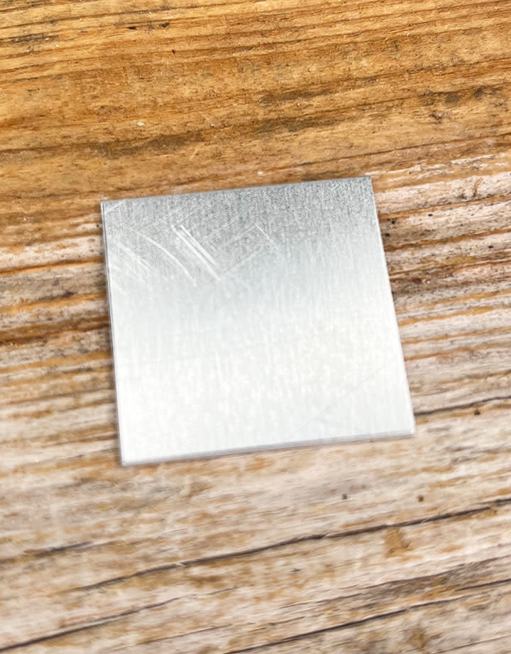 MSAL30320 = Aluminum Shape Square 1" (20ga) (Pkg of 6)
