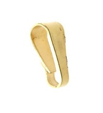 910-17 = Clip On Bail  7.3mm H x 2.7mm Opening 14KY