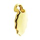910C-99 = Glue On Bails for Earrings Gold Plated (Pkg of 6)