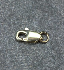912-02 = Lobster Clasp 3 x 9mm with Jump Ring 14KY Gold