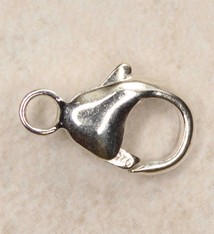 912S-42 = Trigger Clasp with Ring Sterling Silver 6 x 10mm (Pkg of 3)