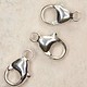 912S-42 = Trigger Clasp with Ring Sterling Silver 6 x 10mm (Pkg of 3)