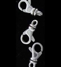 912S-81 = Swivel Trigger Clasp Sterling Silver 5.5 x 11.8mm (Each)