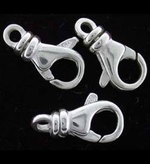 912S-82 = Swivel Trigger Clasp Sterling Silver 6.3 x 13.5mm (Each)