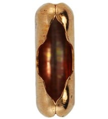 913CU-01 = Copper Ball Chain Connector 9.5x3.7mm  (Pkg of 24)