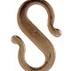 913CU-02 = Copper  '' S '' Hook 13x8mm  (Pkg of 12)