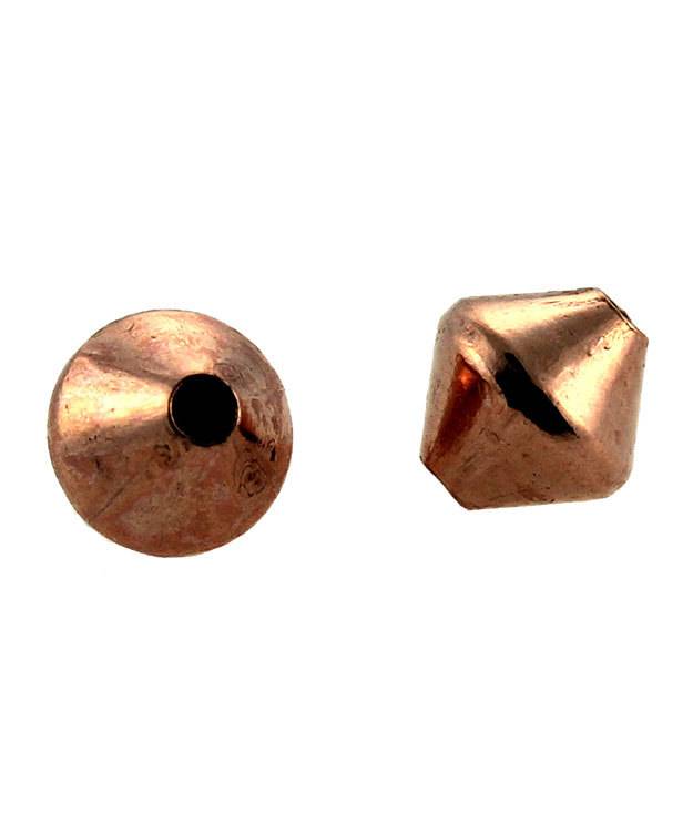 ABCU-RM5 = Copper Rhombo Bead 4.8mm (Pkg of 100)