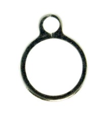 905SP-01 = Silver Plated Open Circle Connector  (Pkg of 12)