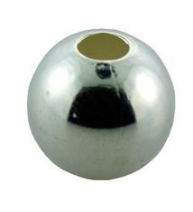 ABSF-08 = Seamless Bead Silver Filled 8.0mm Polished (Pkg of 10)