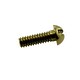 CCBR3023 = Brass Round Head Screw 0.060" (1.52mm) x 3/16" (Pkg of 6)