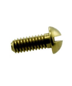 CCBR3033 = Brass Round Head Screw 0.073" (1.85mm) x 3/16" (Pkg of 6)