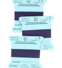 CD183 = Amethyst Nylon Beading Cord #3 (Pkg of 3)