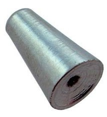 CD45014S = Memory Wire ENDCAP CONE SILVER PLATED (Dozen)