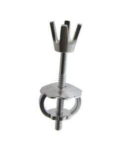 100W-05 = Earring Round 4 Prong Screwback 2.4mm 14KW (No Back)