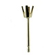 107-05 = Earring Round 4 Prong Standard 2.4mm 14KY