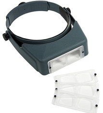 Donegan Optical 29.498 = Optivisor AL Kit / Headband with Four Acrylic Lenses