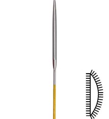 30.108V = Inox 1/2 Round Needle File Cut 2