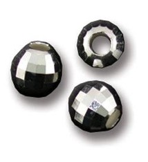 ABS-MR6 = Sterling Silver Faceted Mirror Bead 6mm (Pkg of 5)